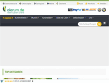 Tablet Screenshot of olerum.de